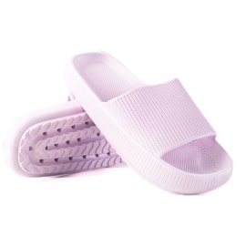 SHELOVET Chanclas lavanda púrpura