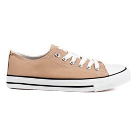 SHELOVET Zapatillas Clásicas Beige