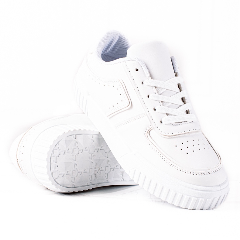 SHELOVET Zapatillas blancas blanco