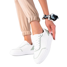 SHELOVET Zapatillas Deportivas Con Inserción Verde blanco