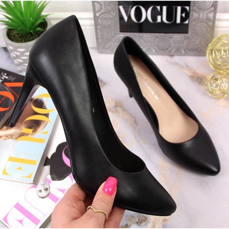 Zapatos de tacón negros Sergio Leone