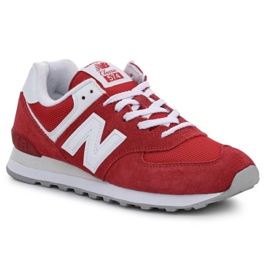 New Balance M ML574PI2 blanco rojo