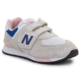 New Balance Jr PV574LK1 azul rosa gris