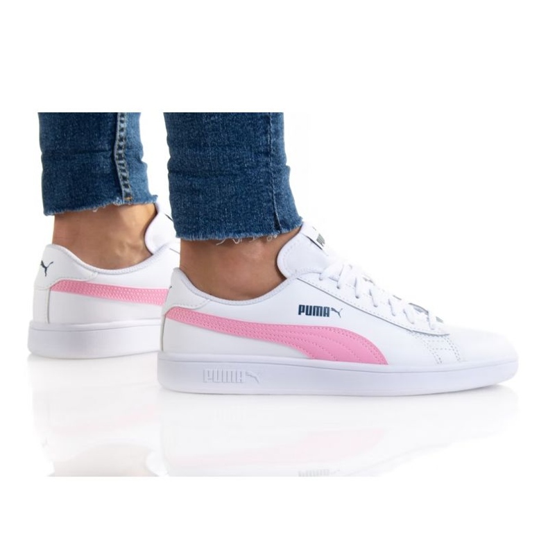 Puma Smash V2 L Jr 365170 35 blanco