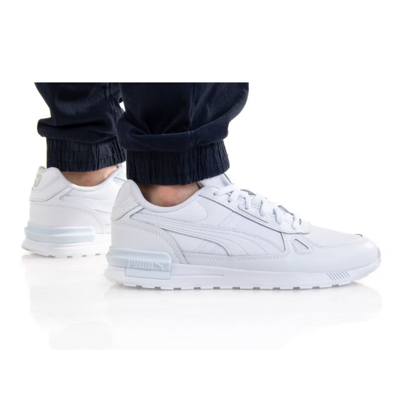 Puma Gravitation Pro L 382721 02 zapatos blancos