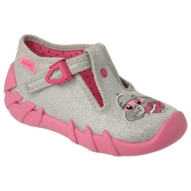 Befado zapatos niño veloz 110N454 rosa plata gris