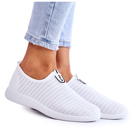 PG1 Zapatillas Deportivas Mujer Slip-On Blanco Charlien