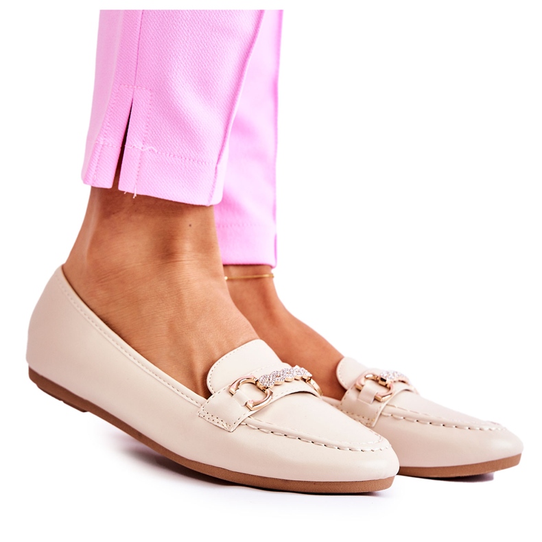 PG1 Mocasines Mujer Piel Beige Godley