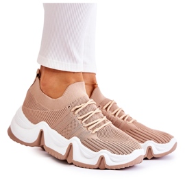 PG1 Zapatillas sin cordones Dayen de mujer en beige PG1 Zapatillas sin cordones Dayen de mujer en beige