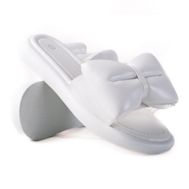 SHELOVET Zapatillas con lazo blanco