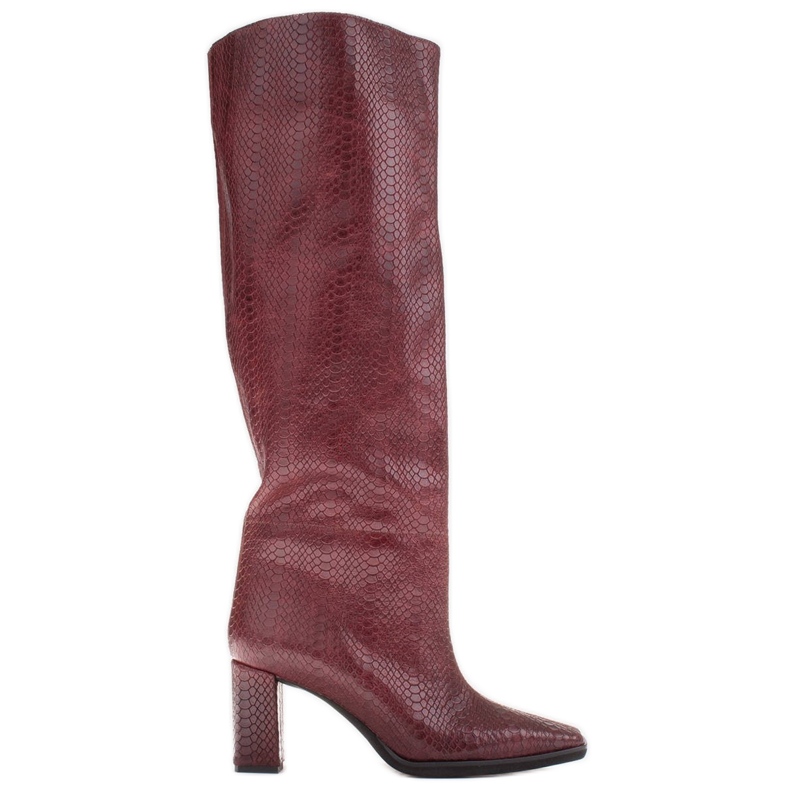 Marco Shoes Botas Kate con una parte superior más ancha rojo multicolor