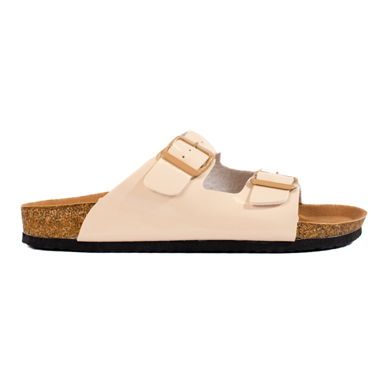 W. Potocki Babuchas Potocki barnizadas beige
