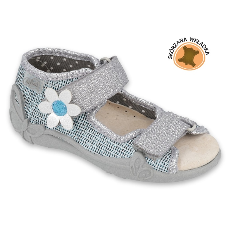 Calzado infantil befado amarillo 342P023 azul plata gris