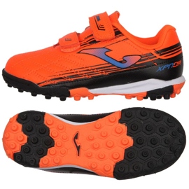 Botas de futbol Joma XPander 2238 Tf Jr XPJW2238TFV naranja naranjas y rojos