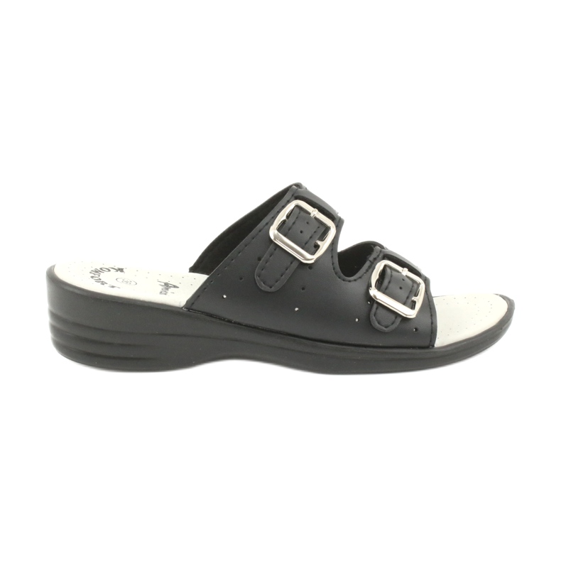 American Club zapatillas negras con hebillas americanas negro