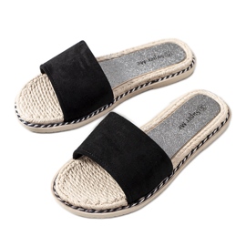 Pantuflas Staton negras para mujer negro