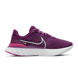 Zapatillas Nike React Infinity Run Flyknit 3 DD3024-500 púrpura