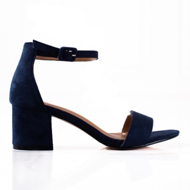 SHELOVET Sandalias azul marino