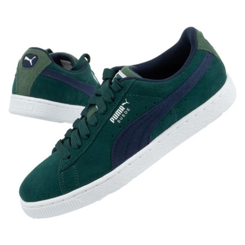 Puma Suede Clásicos Mujer 369682 01 negro verde Puma Suede Clásicos Mujer 369682 01 negro verde