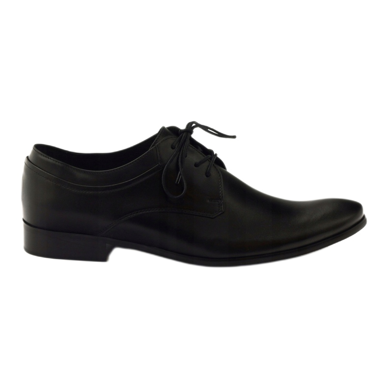 Badura Classic Leather Black Formal Zapatos 7549 negro