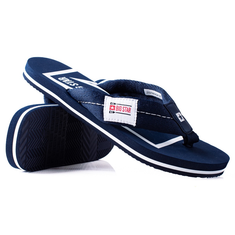 Cómodas chanclas Big Star azul