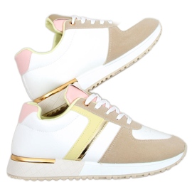 Deportivas Mujer Beige Hierba multicolor