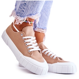 Zapatillas De Mujer En La Plataforma Marrón Comes Zapatillas De Mujer En La Plataforma Marrón Comes