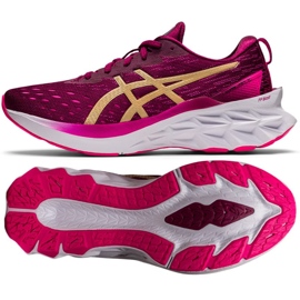 Asics Novablast 2 W 1012B049-600 zapatos para correr púrpura