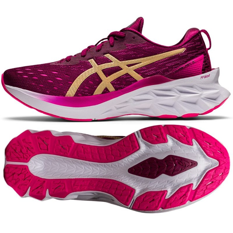 Asics Novablast 2 W 1012B049-600 zapatos para correr violeta Asics Novablast 2 W 1012B049-600 zapatos para correr violeta