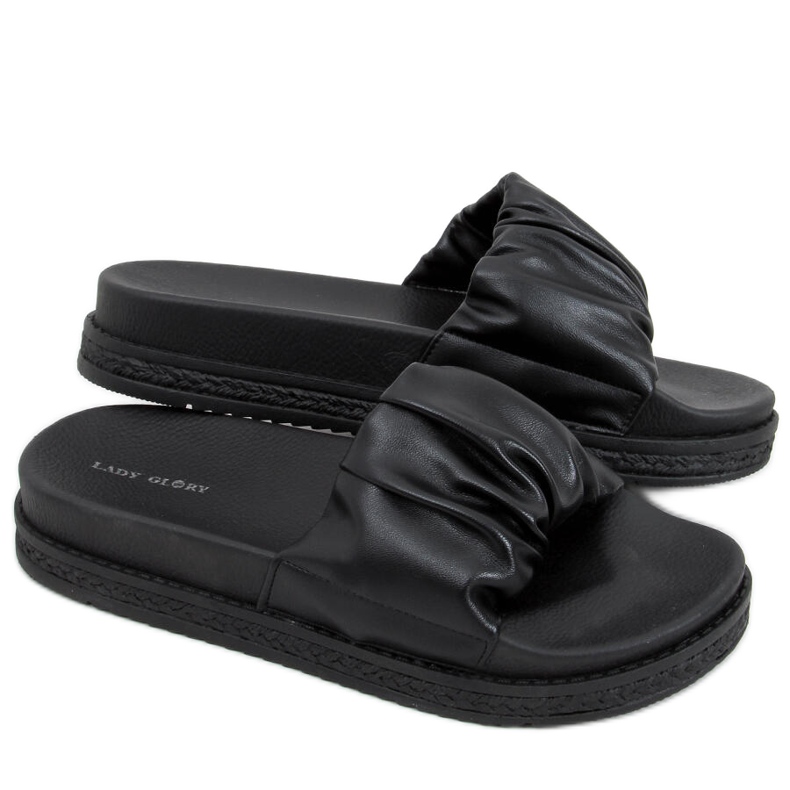 Pantuflas mujer Atissa Negras negro