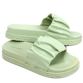 Pantuflas mujer Atissa Verde