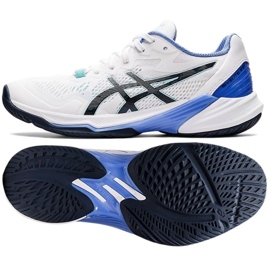Zapatillas de voleibol Asics Sky Elite Ff 2 W 1052A053 101 blanco blanco