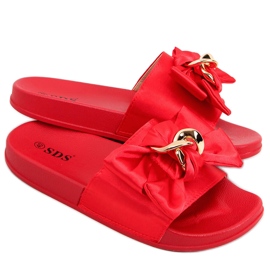 Pantuflas mujer Camelia Roja rojo