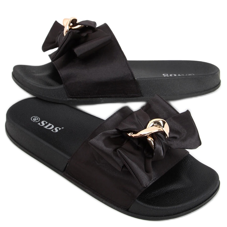 Pantuflas mujer Camelia Negras negro