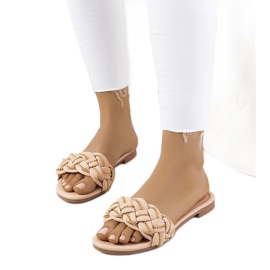 BM Zapatillas elegantes Correra beige