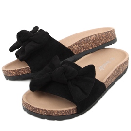 Chanclas de corcho negro Kiara