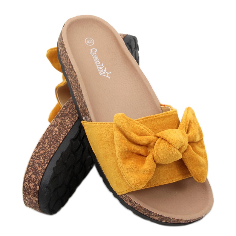 Babucha Corcho Kiara Amarillo