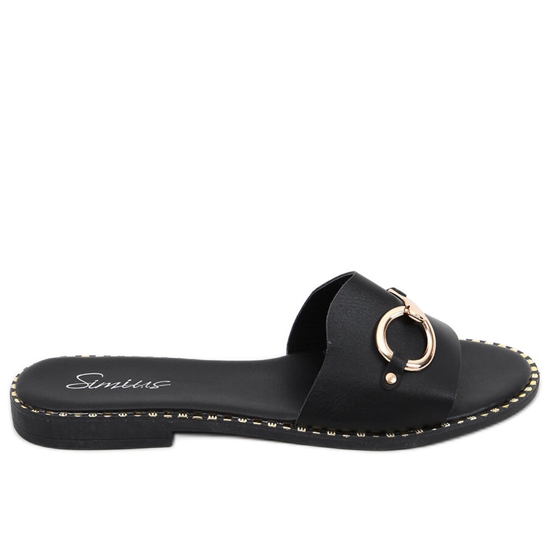 Zapatillas casa mujer Kettle Negras negro