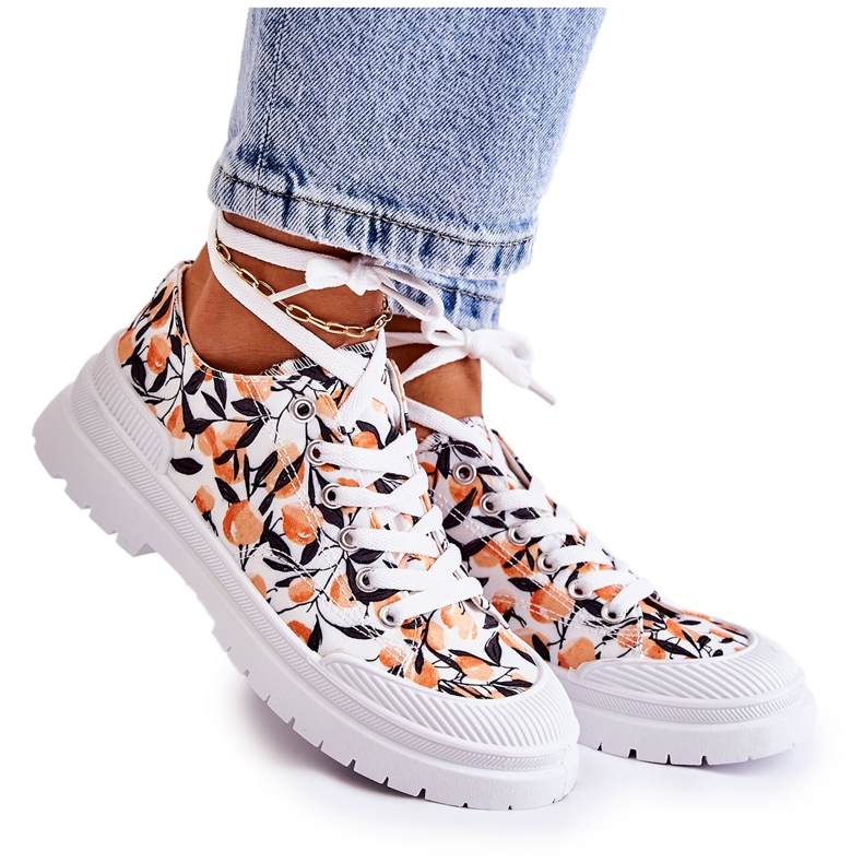 PS1 Deportivas Bajas Atadas En Blanco Amissa Fruit PS1 Deportivas Bajas Atadas En Blanco Amissa Fruit