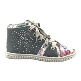 Zapatos para niños con diamantes de imitación 84254 gris Bartek