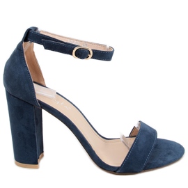 Sandalias de tacón de Ariel Navy azul