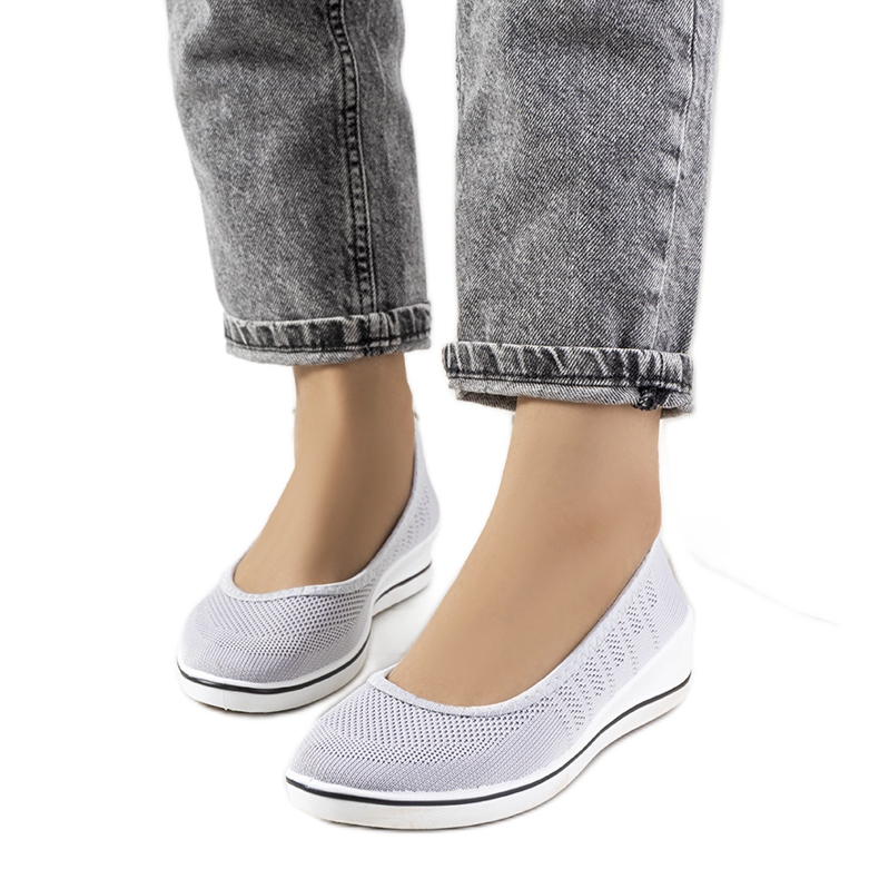 Zapatillas cuña Loane grises