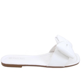 Babuchas Mili Blancas con lazo blanco
