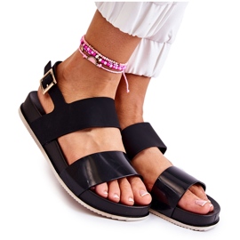 PG1 Sandalias De Goma En La Plataforma Kathia Negra negro