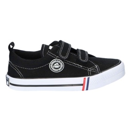 American Club Zapatillas negras americanas LH60/22 con velcro negro