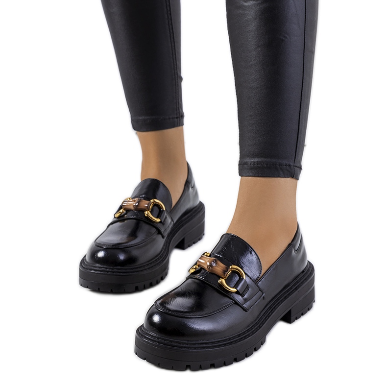 Mocasines negros Kemze