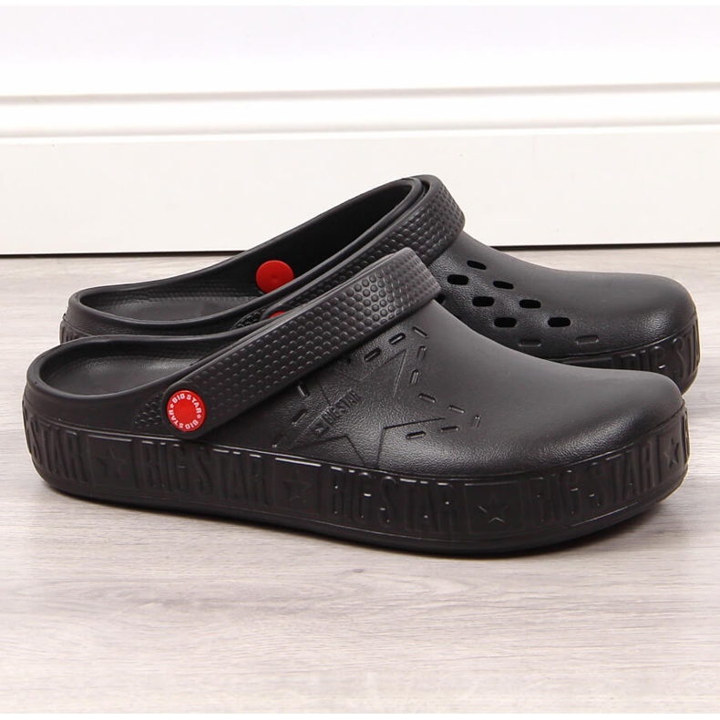 Pantuflas kroks negras para hombre Big Star II175001 negras negro Pantuflas kroks negras para hombre Big Star II175001 negras negro