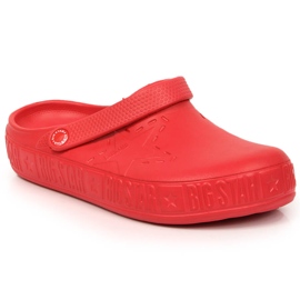 Zapatillas casa niños kroks rojo Big Star II375004