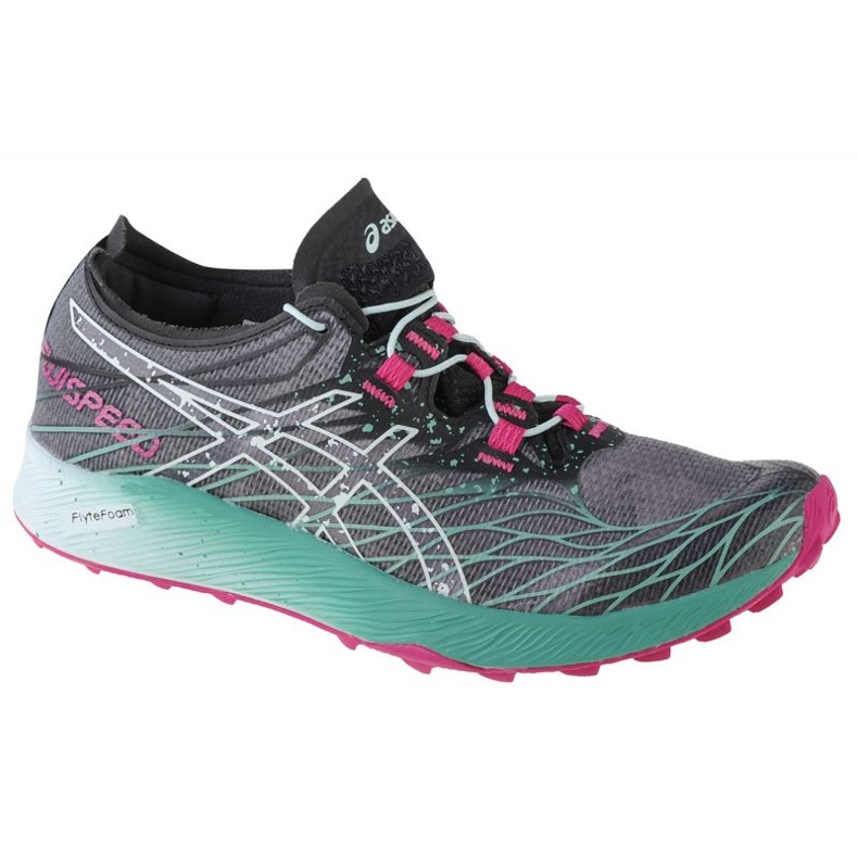 Zapatillas Asics Fujispeed 1012B176-001 negro gris