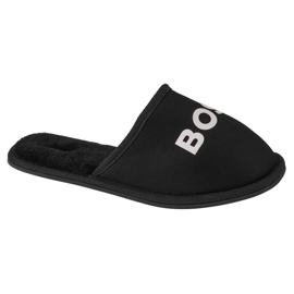 Pantuflas con logotipo Boss J29312-09B negro